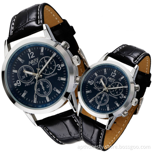 Fashion Couples Quartz Wrist Watch with Leather Strap (APT-C310)